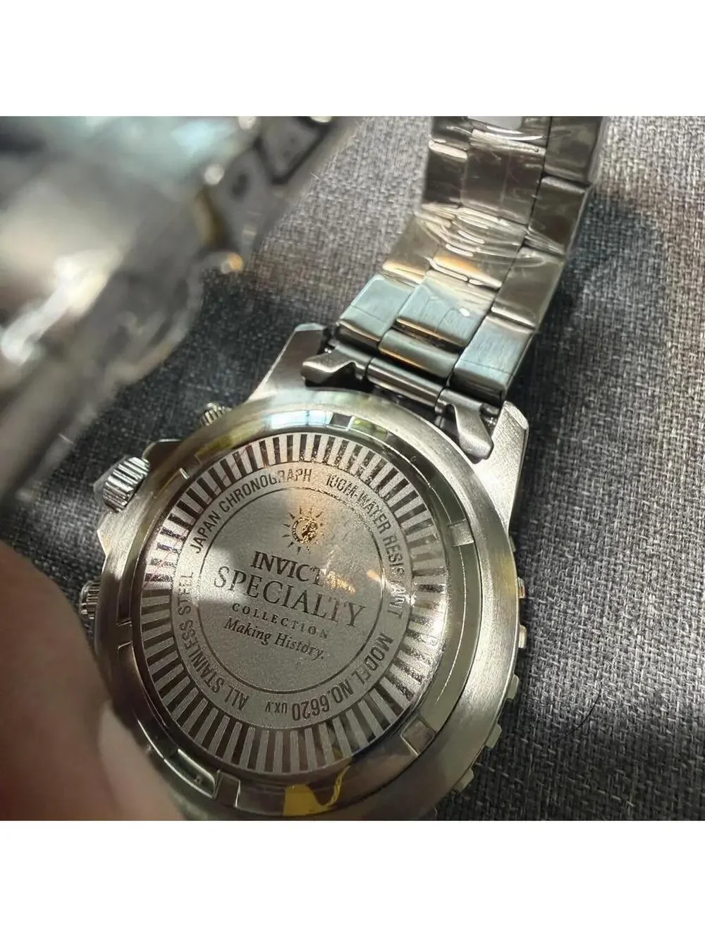 Invicta Specialty Men’s Chronograph Stainless Steel Watch